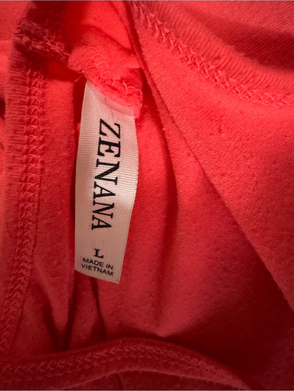 Zenana Outfitters Coral-Pink Tank Top